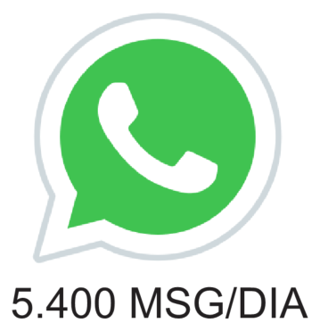 Whatsapp - (Envia 5.400 msgs e Recebe Ilimitadoo)/dia (cópia) (cópia)